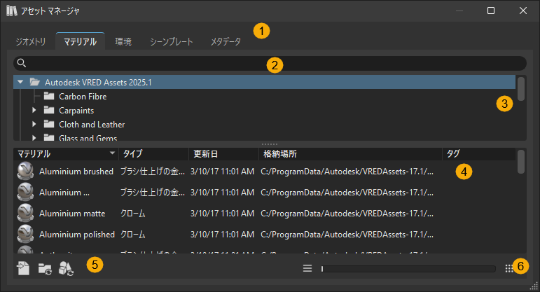 アセット マネージャ