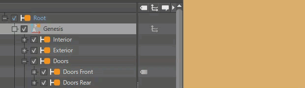 メニューにアクセスし、表示される列を変更する