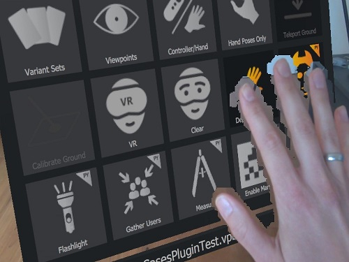 깊이 예측 켜기