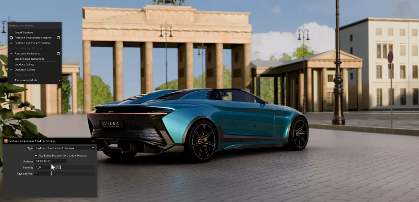 光线跟踪环境光遮挡和环境阴影