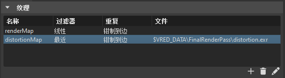 显示选定视点的最终渲染过程的纹理