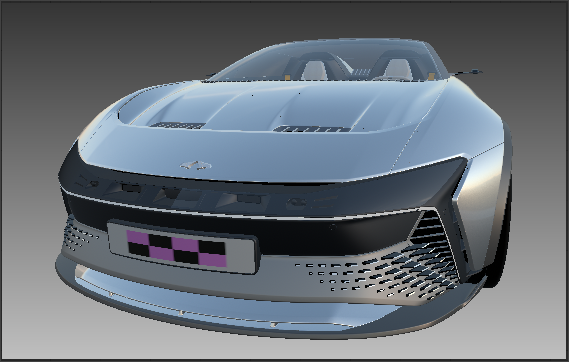 VRED 中的紫色材质