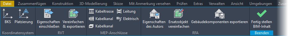 BIM-Inhaltsumgebung