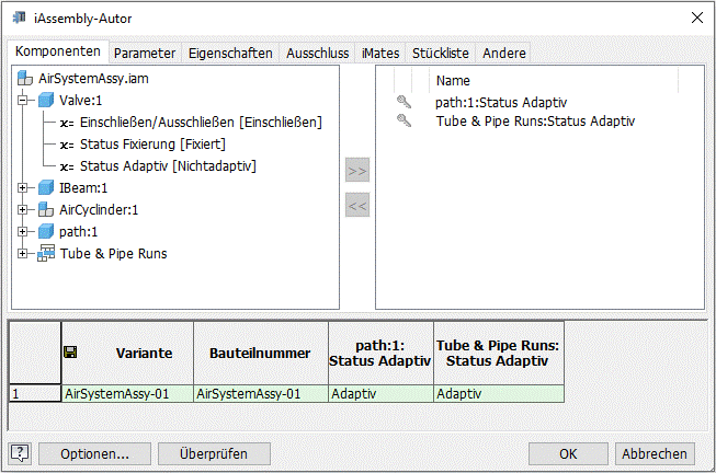 iAssembly-Erstellung