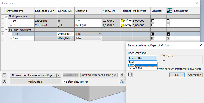 Metadaten der Markierungskarte