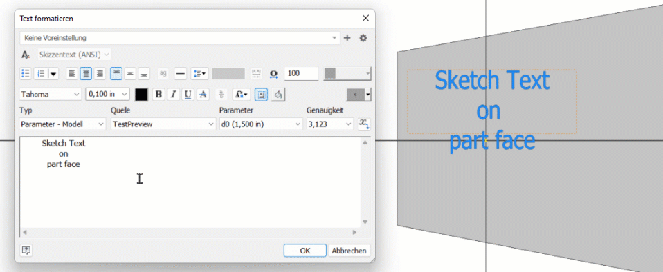 Vorschau für Skizzentext