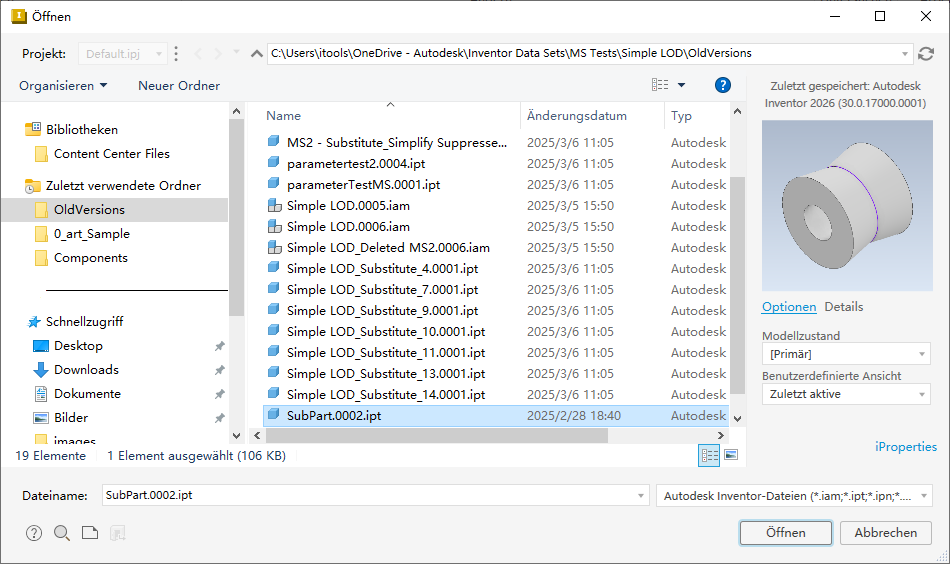 Metadaten der Markierungskarte