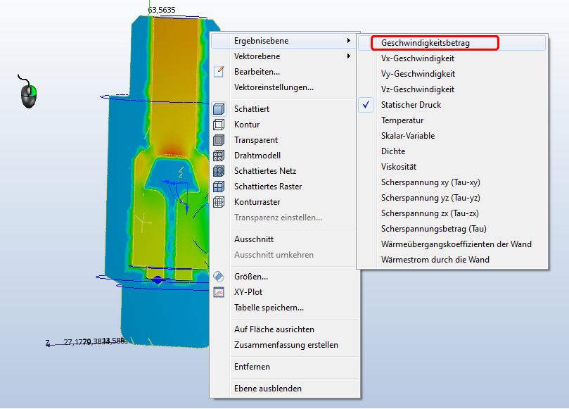 Ebenengeschwindigkeitsbetrag