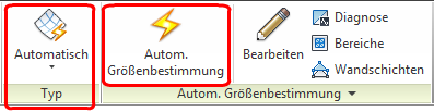 Befehl Autom. Größenbestimmung
