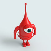 Öğrenme Sahnesi - Kırmızı Robot