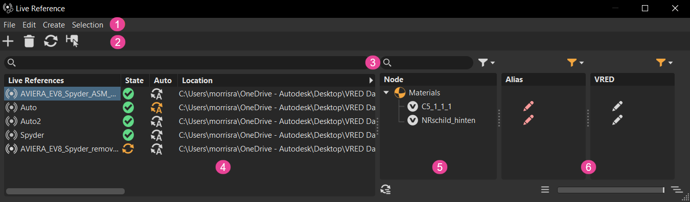 Live Reference Module