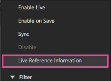 live reference image