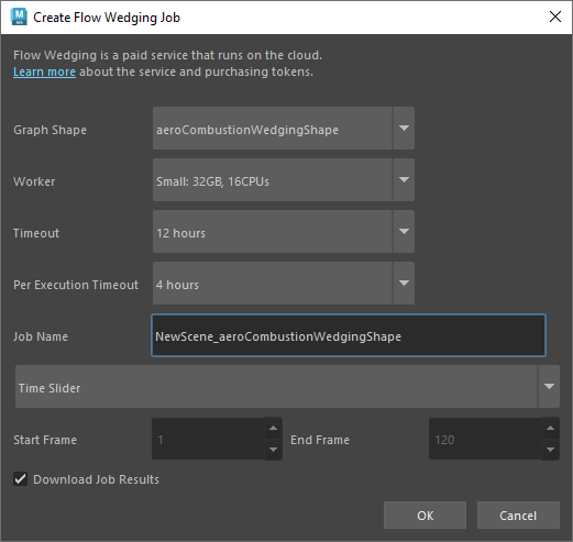 Create Flow Wedging Job