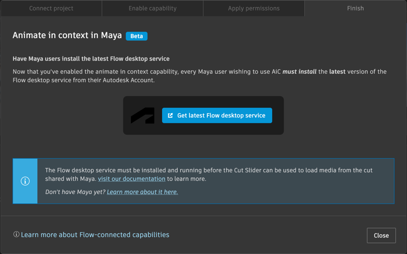 reminder to download and install latest Flow desktop