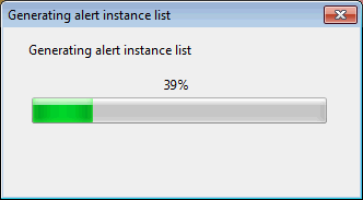 Alert Instance List generation