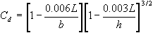 Flume equation