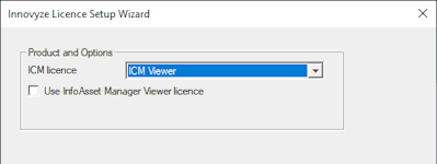 Use Viewer Licence option