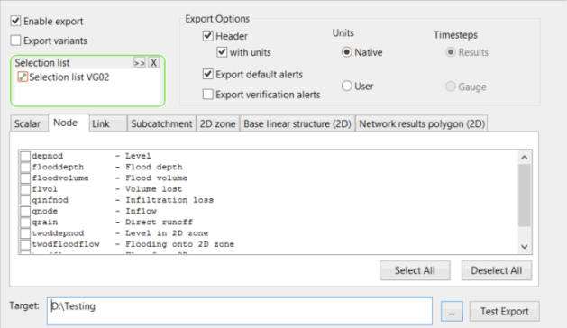 Manifest - Result CSV Export page