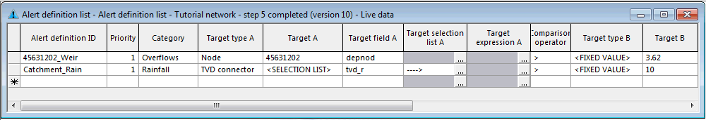 Selecting the TVD connectors in the GeoPlan