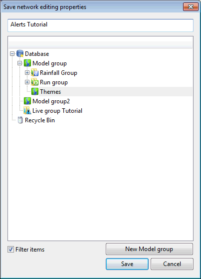 Common Tree Selection Dialog