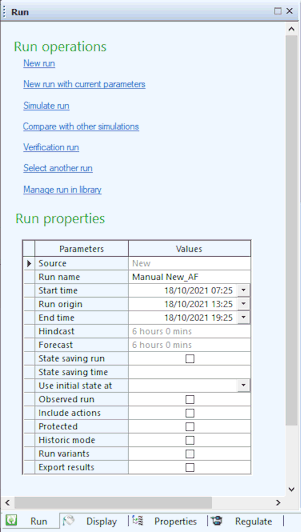 Run Window