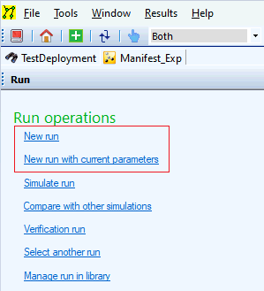 Generating new runs