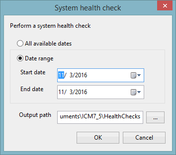 New Run Dialog