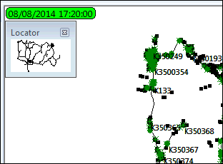 Map View Embedded Clock