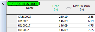 Changing the column width