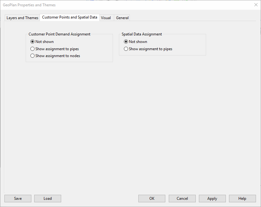 Customer points and spatial data page