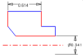 Offset dimension constraint