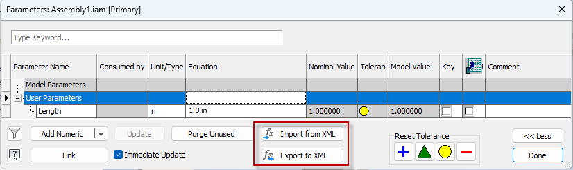 ParameterImportExport