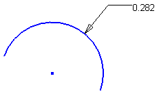 Radius dimension constraint