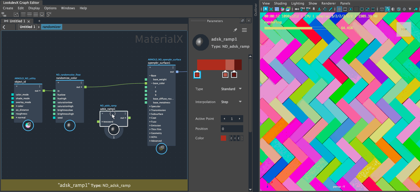 Colors limited via Ramp
