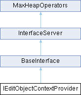 3ds Max C++ API Reference: IEditObjectContextProvider Class Reference