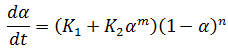 nth order reaction kinetics model