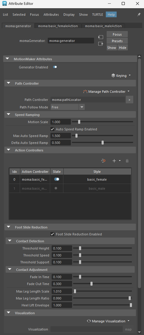 momaGenerator node
