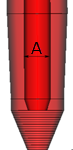 Valve pin diameter