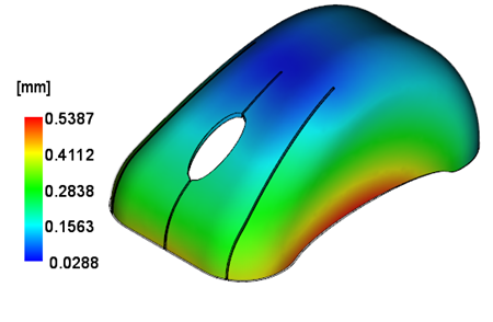 Warpage of a single part