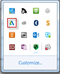 icon tray