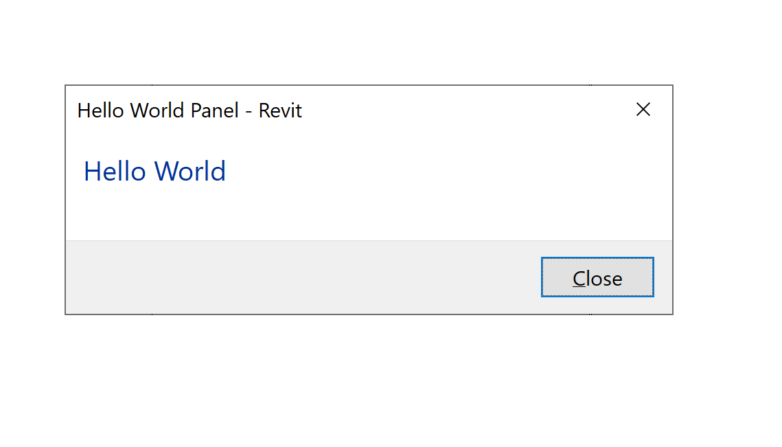Walkthrough: Add Hello World Ribbon Panel