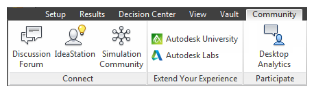 community tab