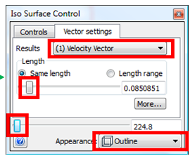 vector settings