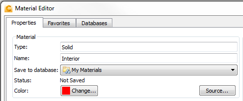 materials editor