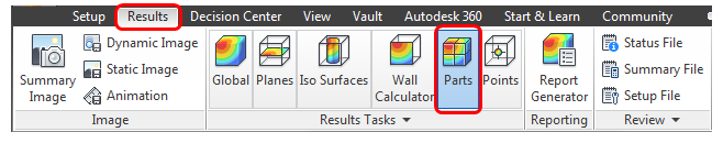results tab