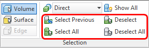 selection icons