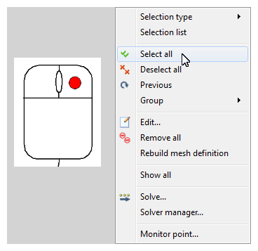 select all