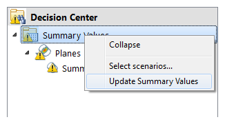decision center tab