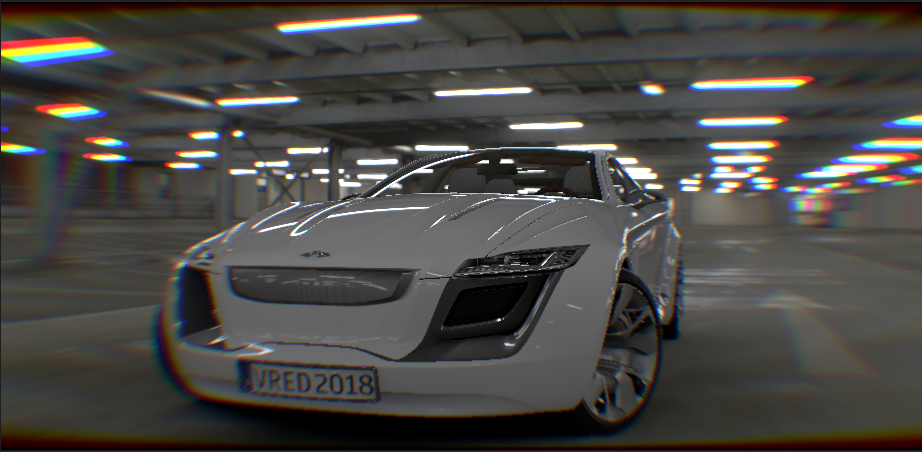 Example of Chromatic Aberration Strength of 1