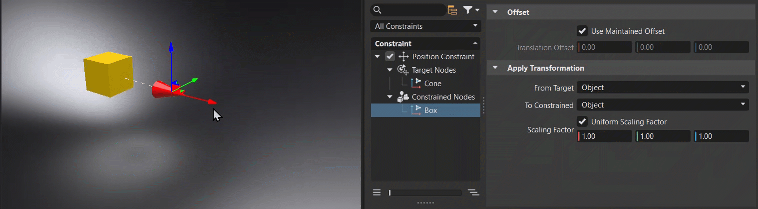 Uniform Scaling Factor motion speeds match